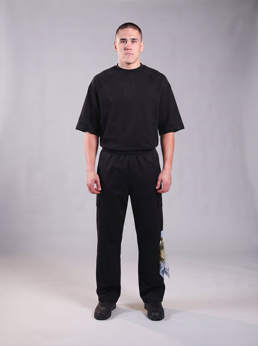 Alessandro Magno CORE TRACKSUIT PANTS BLACK