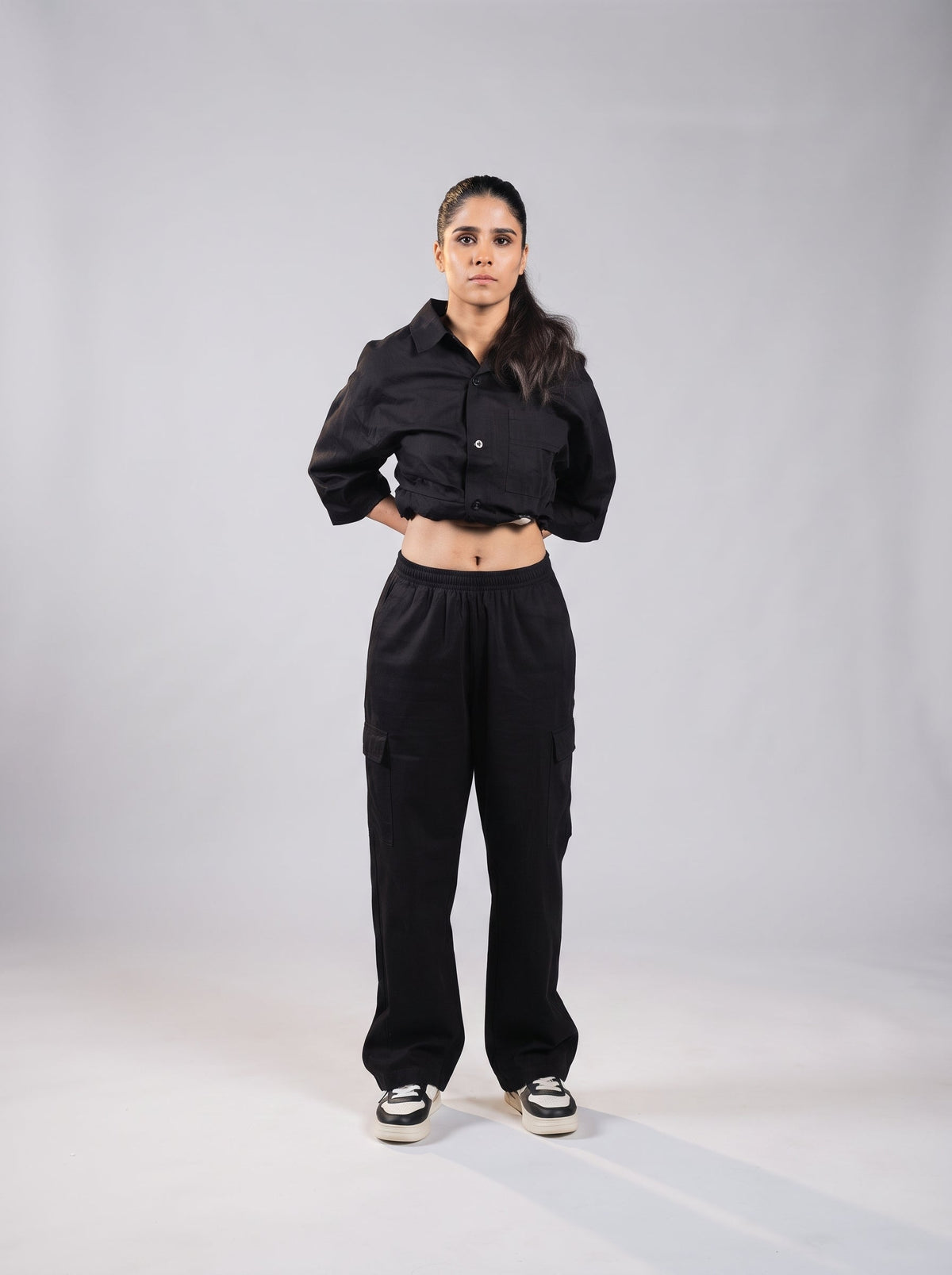 Alessandro Magno CORE TRACKSUIT PANTS BLACK
