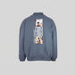 Alessandro Magno FASHION POLO LONGSLEEVE BLUE MIRAGE