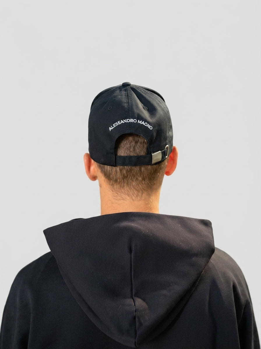 Alessandro Magno FASHION CAP BLACK