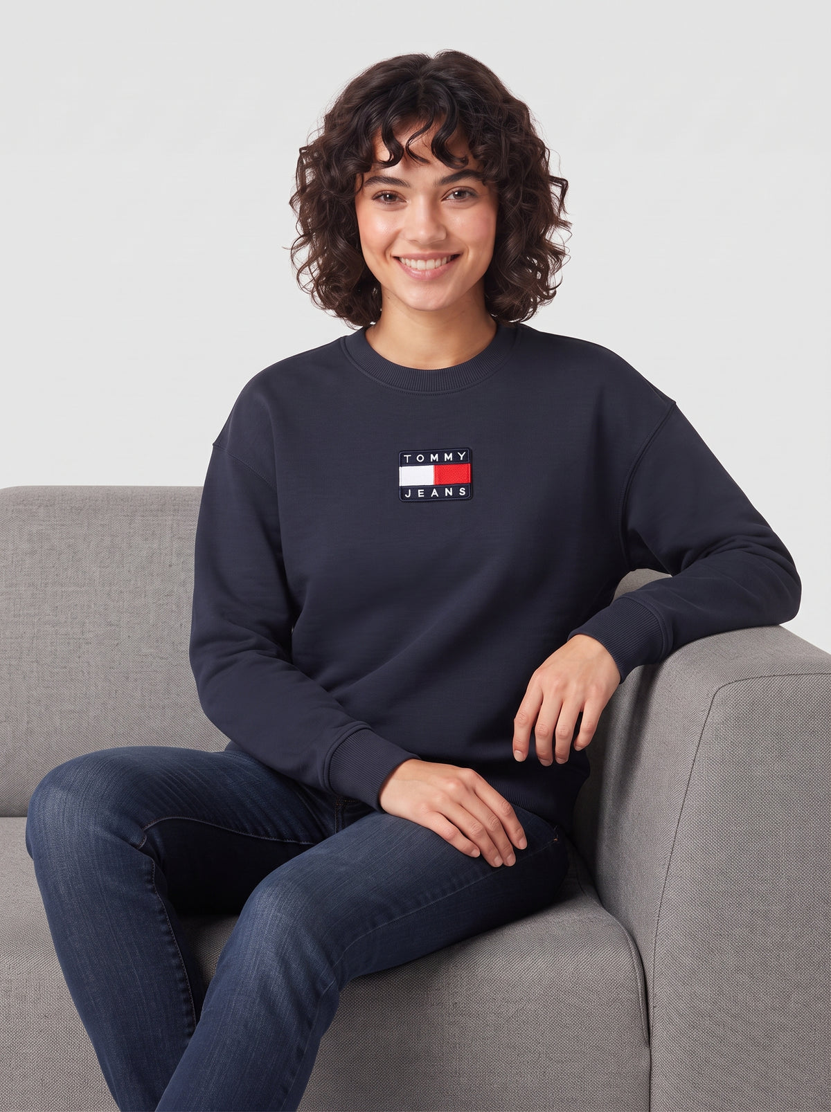 Tommy Jeans RELAXED FIT BADGE SWEATSHIRT