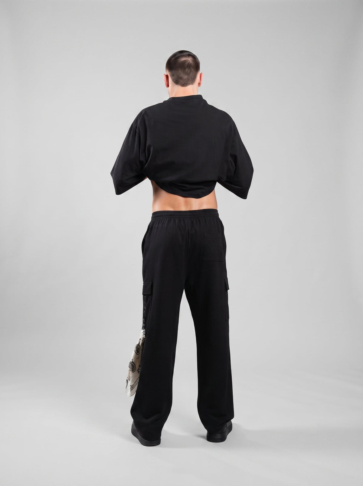 Alessandro Magno CORE TRACKSUIT PANTS BLACK