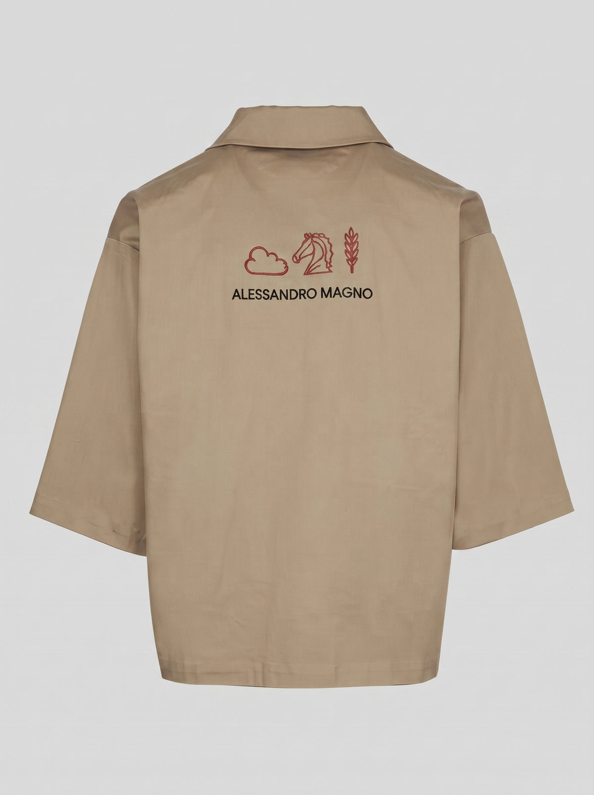 Alessandro Magno FASHION SHIRT OLIVENITE
