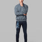 Alessandro Magno FASHION POLO LONGSLEEVE BLUE MIRAGE