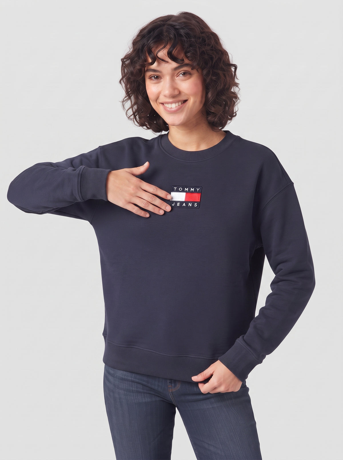 Tommy Jeans RELAXED FIT BADGE SWEATSHIRT