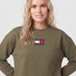 Tommy Jeans RELAXED FIT BADGE SWEATSHIRT