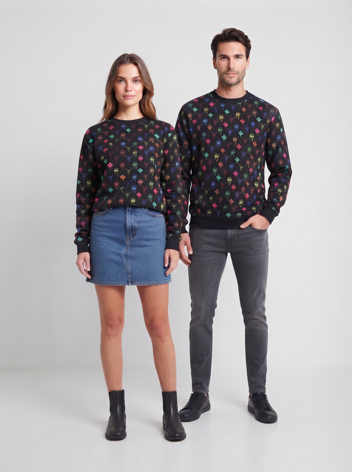 Carlo Colucci Sweatshirt Crewneck-Multi