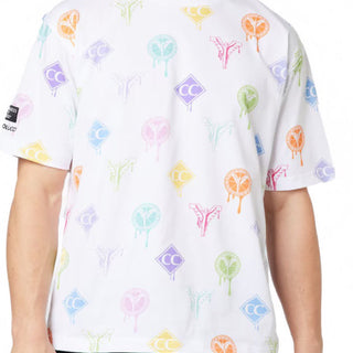 Carlo Culucci T-Shirt Weiss mit muster