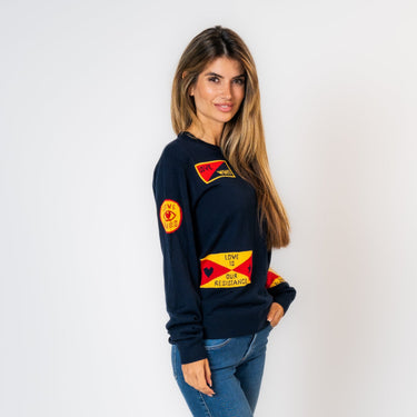 Zoe Karssen - Loose Fit Wool Blend Pullover LOVE WINS