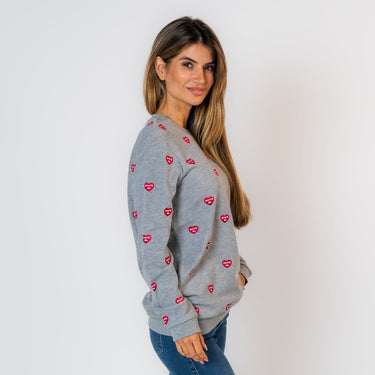 Zoe Karssen - Sweatshirt mit Herz-Stickerei