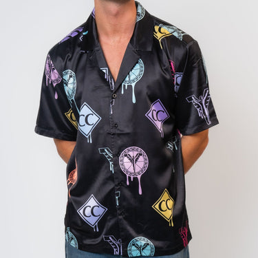Carlo Colucci - Hemd mit Logo Muster
