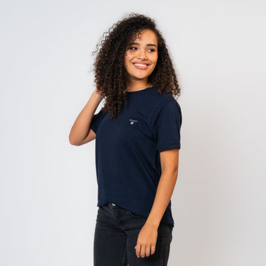 Gant - T-Shirt mit minimalistischem Logo Unisex