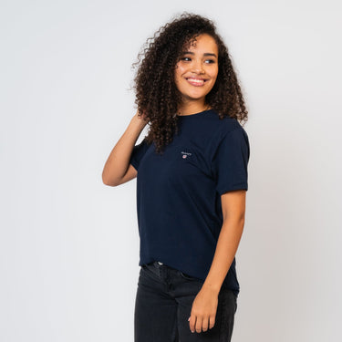Gant - T-Shirt mit minimalistischem Logo Unisex