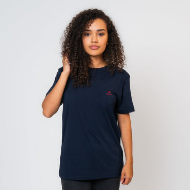 Gant - T-Shirt mit minimalistischem Diamond G-Logo Unisex