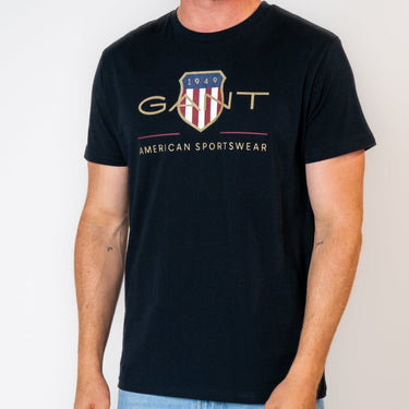Gant - T-Shirt mit Archive Shield Logo Unisex