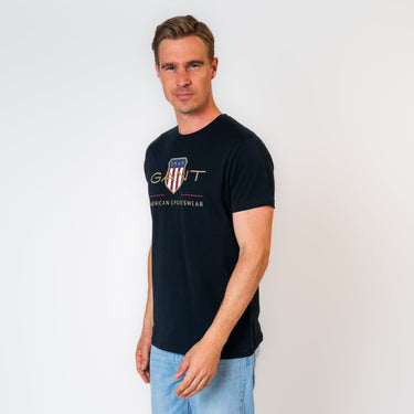 Gant - T-Shirt mit Archive Shield Logo Unisex