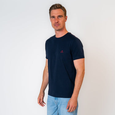 Gant - T-Shirt mit minimalistischem Diamond G-Logo Unisex