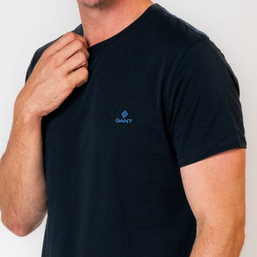 Gant - T-Shirt mit minimalistischem Diamond G-Logo Unisex