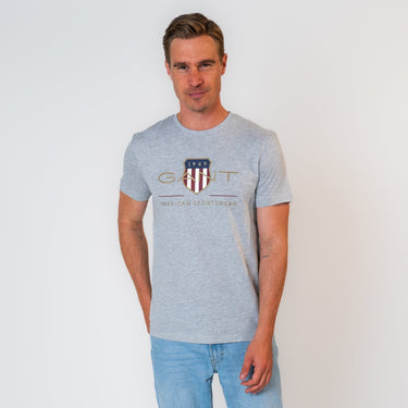 Gant - T-Shirt mit Archive Shield Logo Unisex