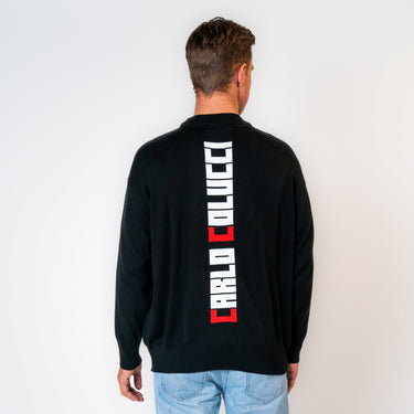 Carlo Colucci - Strickpullover mit Logo