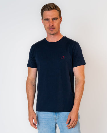 Gant - T-Shirt mit minimalistischem Diamond G-Logo Unisex