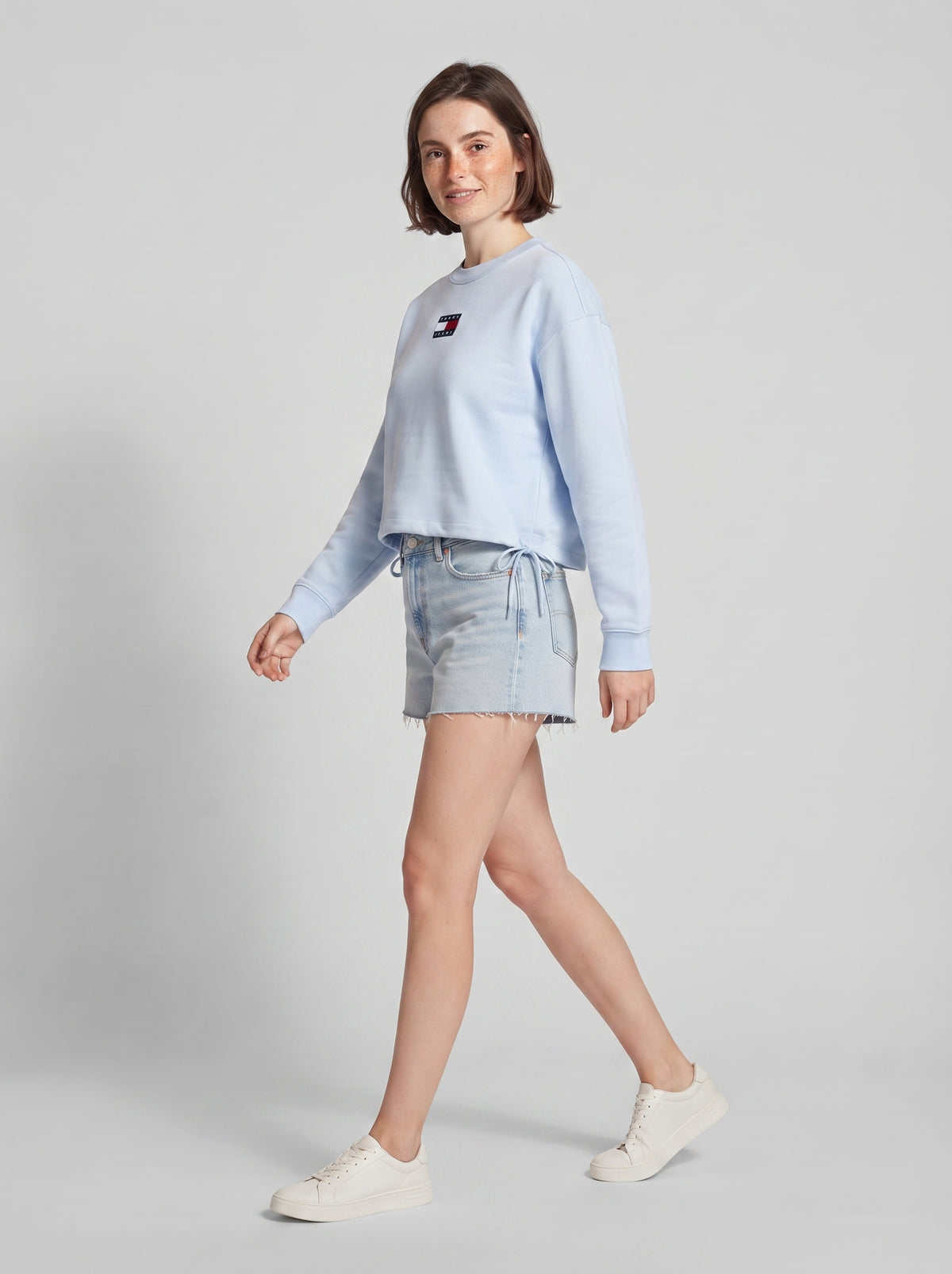 Tommy Jeans DRAWSTRING CROPPED SWEATSHIRT