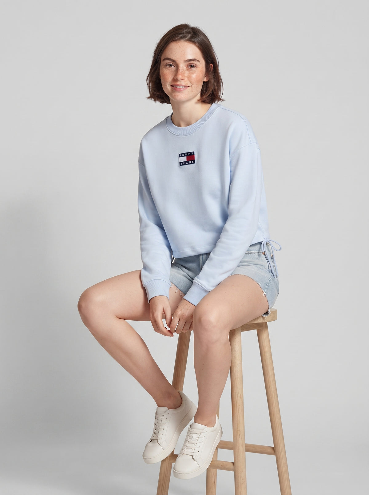 Tommy Jeans DRAWSTRING CROPPED SWEATSHIRT