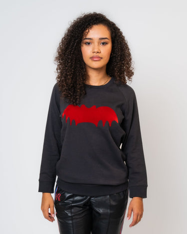 Zoe Karssen - Loose Fit Sweat Bat in Moonless Night