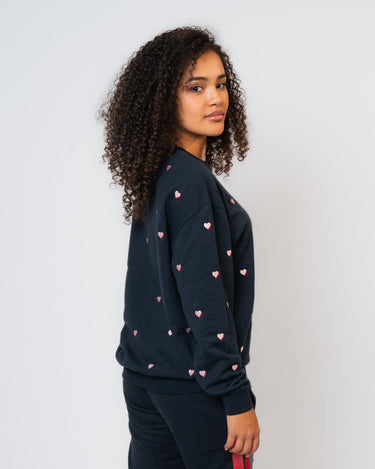 Zoe Karssen Sweatshirt für Damen Herzstickerei