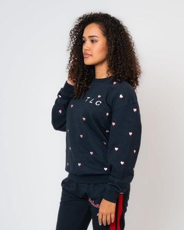 Zoe Karssen Sweatshirt für Damen besticht durch eine zarte Herzstickerei