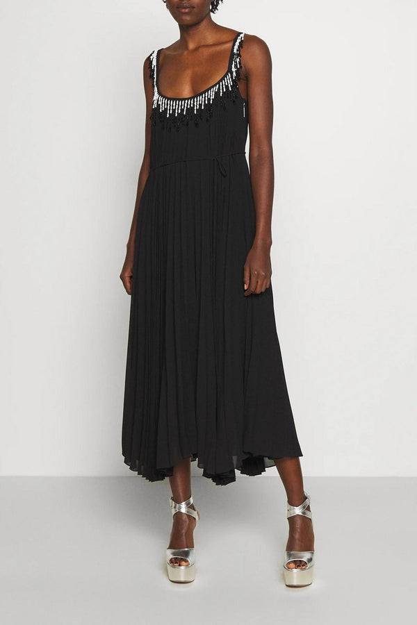 BEADED PLEATED DRESS - Cocktailkleid/festliches Kleid