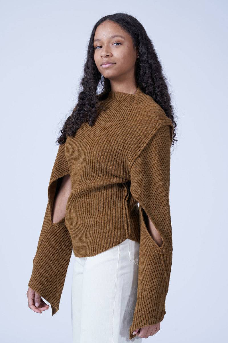 Victoria Beckham - Curved Hem Jumper - Brands Club