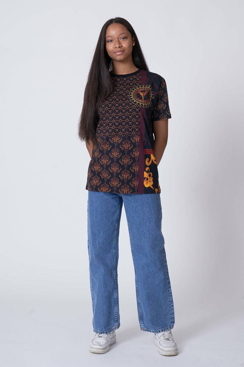 T-Shirt mit Allover-Print
