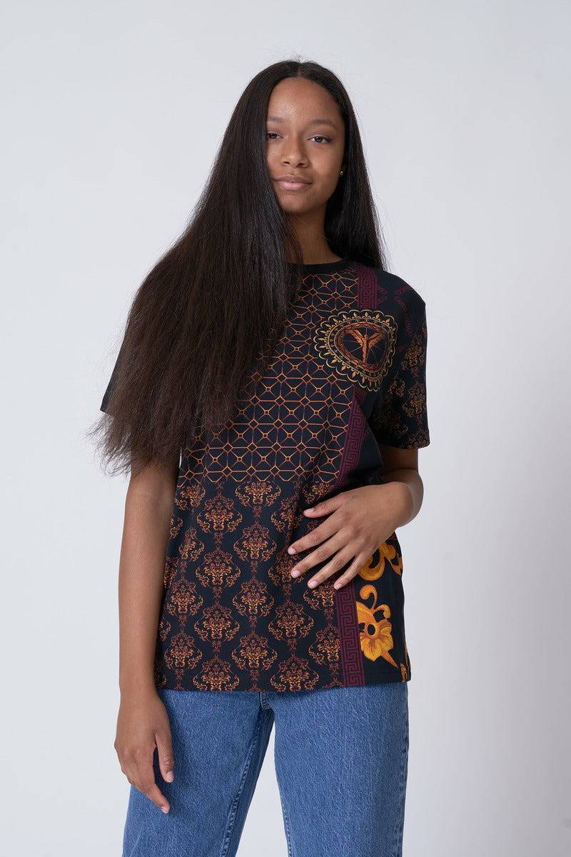 T-Shirt mit Allover-Print