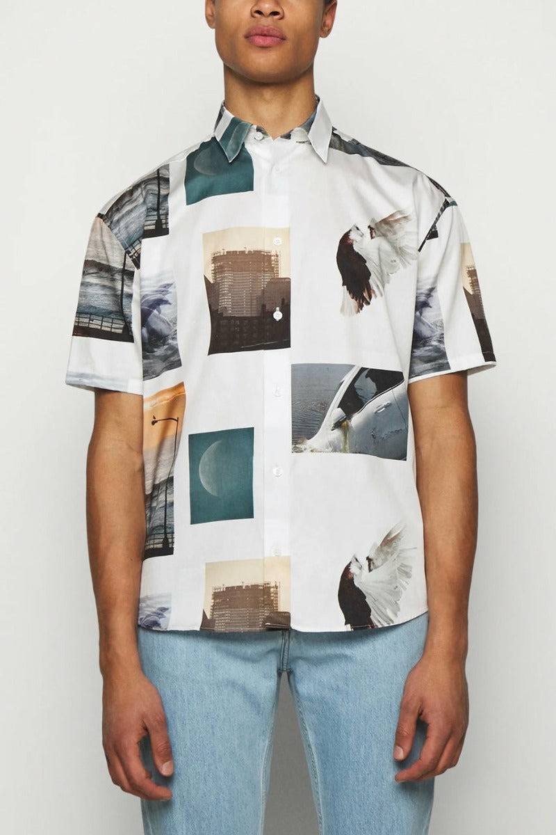 LYRIQUE ROE ETHRIDGE UNISEX - Kurzarm Hemd