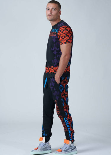T-Shirt Print Barock Black - Brands Club