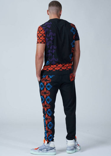 T-Shirt Print Barock Black - Brands Club