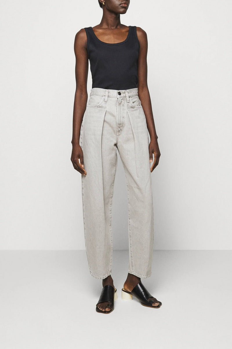 THE PLEAT CURVE - Jeans Straight Leg