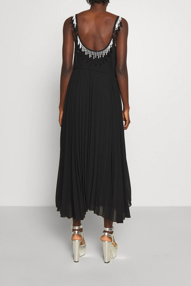 BEADED PLEATED DRESS - Cocktailkleid/festliches Kleid