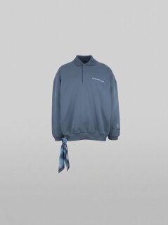 Alessandro Magno FASHION POLO LONGSLEEVE BLUE MIRAGE