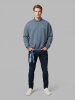 Alessandro Magno FASHION POLO LONGSLEEVE BLUE MIRAGE