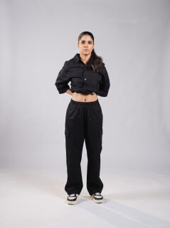 Alessandro Magno CORE TRACKSUIT PANTS BLACK