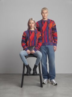 Carlo Colucci Pullover 3D Knit