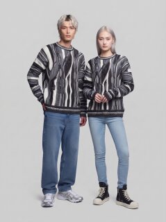 Carlo Colucci Pullover 3D Knit