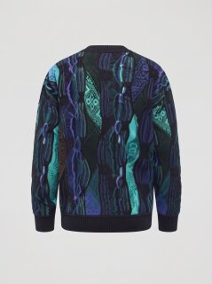 Carlo Colucci Oversize Strick Cardigan - 3D Knit