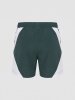 Carlo Colucci Tracksuit Short bottle green - purple - white XL