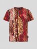 Carlo Colucci T-Shirt red/yellow L