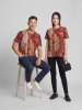 Carlo Colucci T-Shirt red/yellow L