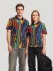Carlo Colucci Poloshirt blue/red M